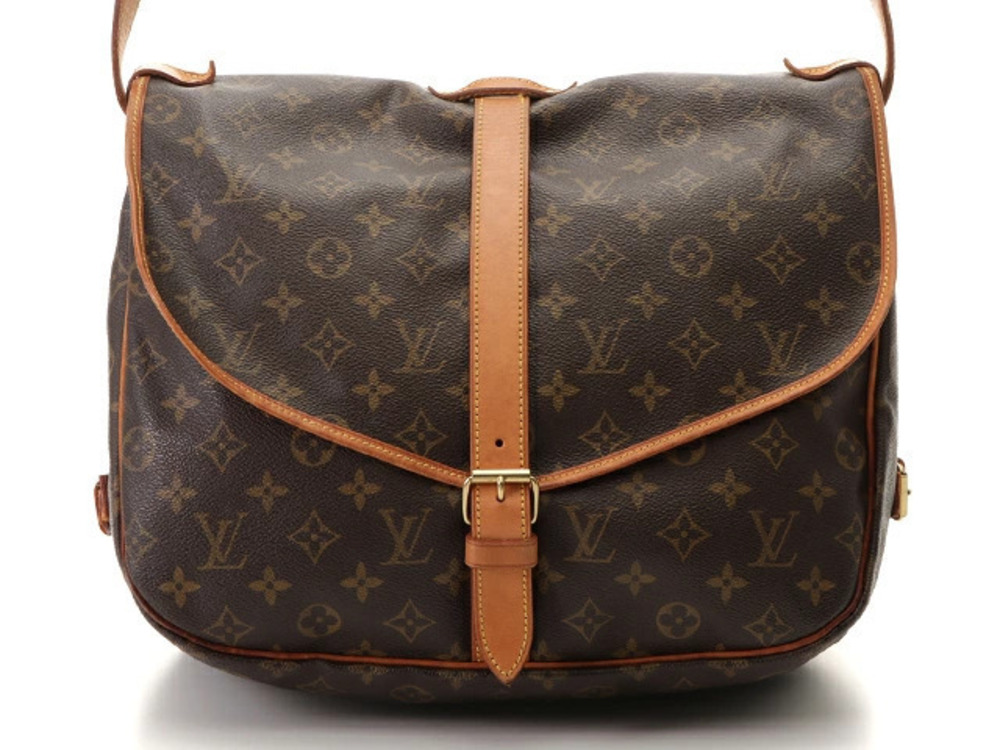 LOUIS VUITTON Shoulder Bag Saumur Monogram